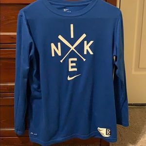 Boys Nike long sleeve DRI FIT tee - XL